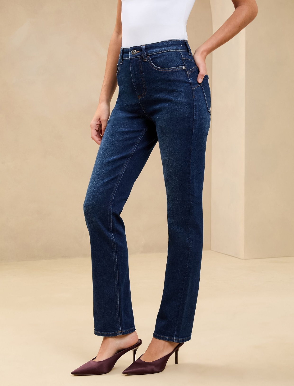dark-wash-blue-sculpting-high-waist-straight-jeans